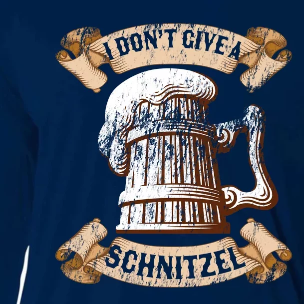 I Don't Give A Schnitzel Oktoberfest Germany Cooling Performance Long Sleeve Crew