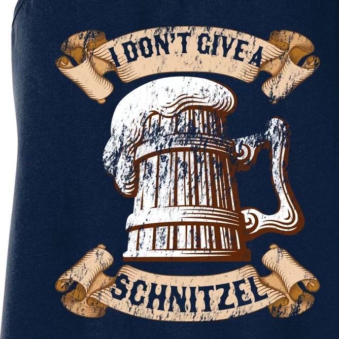 I Don't Give A Schnitzel Oktoberfest Germany Women's Racerback Tank