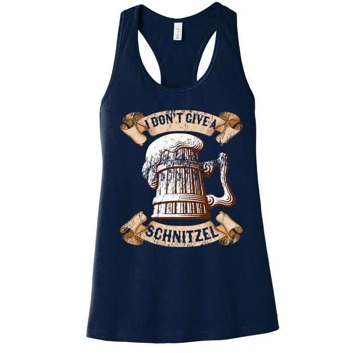 I Don't Give A Schnitzel Oktoberfest Germany Women's Racerback Tank