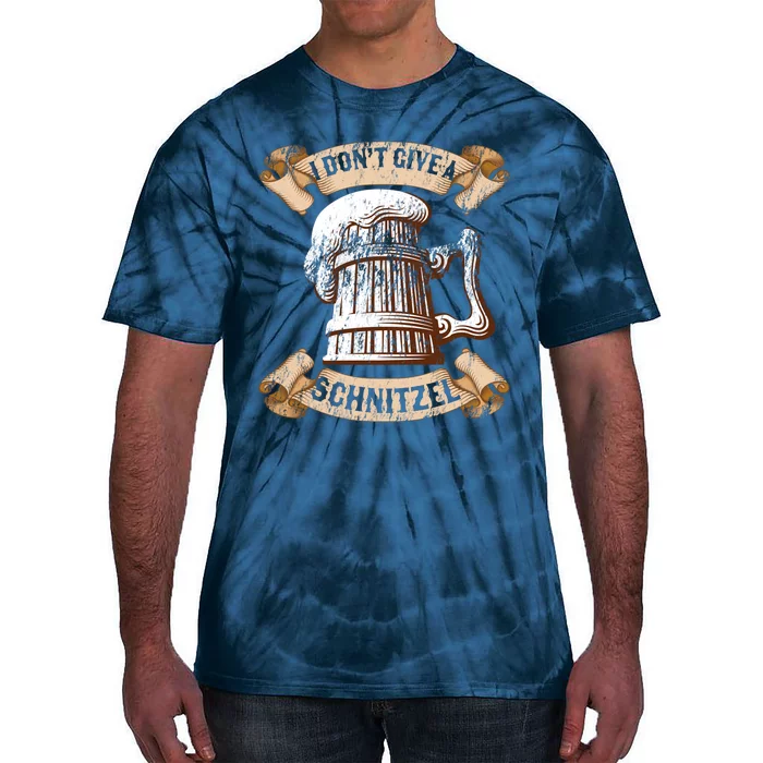 I Don't Give A Schnitzel Oktoberfest Germany Tie-Dye T-Shirt