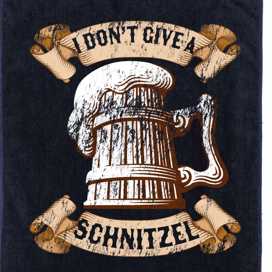 I Don't Give A Schnitzel Oktoberfest Germany Platinum Collection Golf Towel