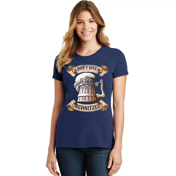 I Don't Give A Schnitzel Oktoberfest Germany Women's T-Shirt