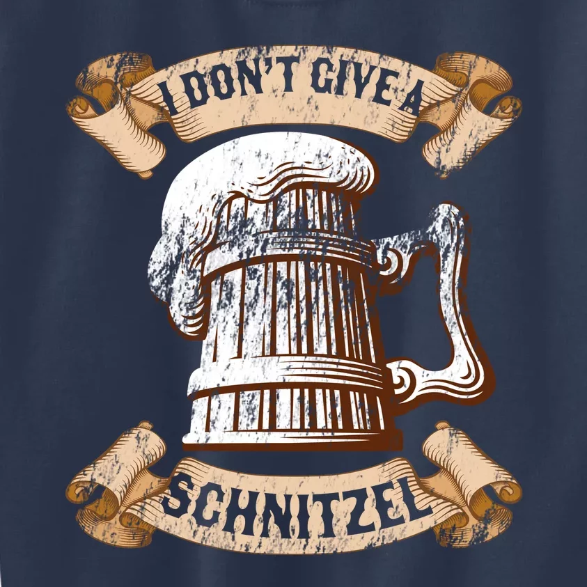 I Don't Give A Schnitzel Oktoberfest Germany Kids Sweatshirt