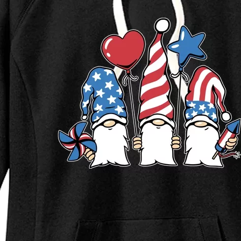 Independence Day Gnome Women's Fleece Hoodie