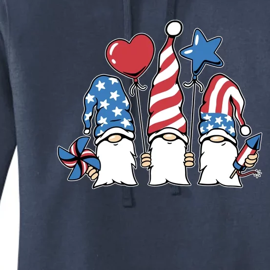 Independence Day Gnome Women's Pullover Hoodie