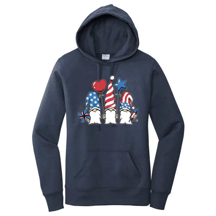 Independence Day Gnome Women's Pullover Hoodie