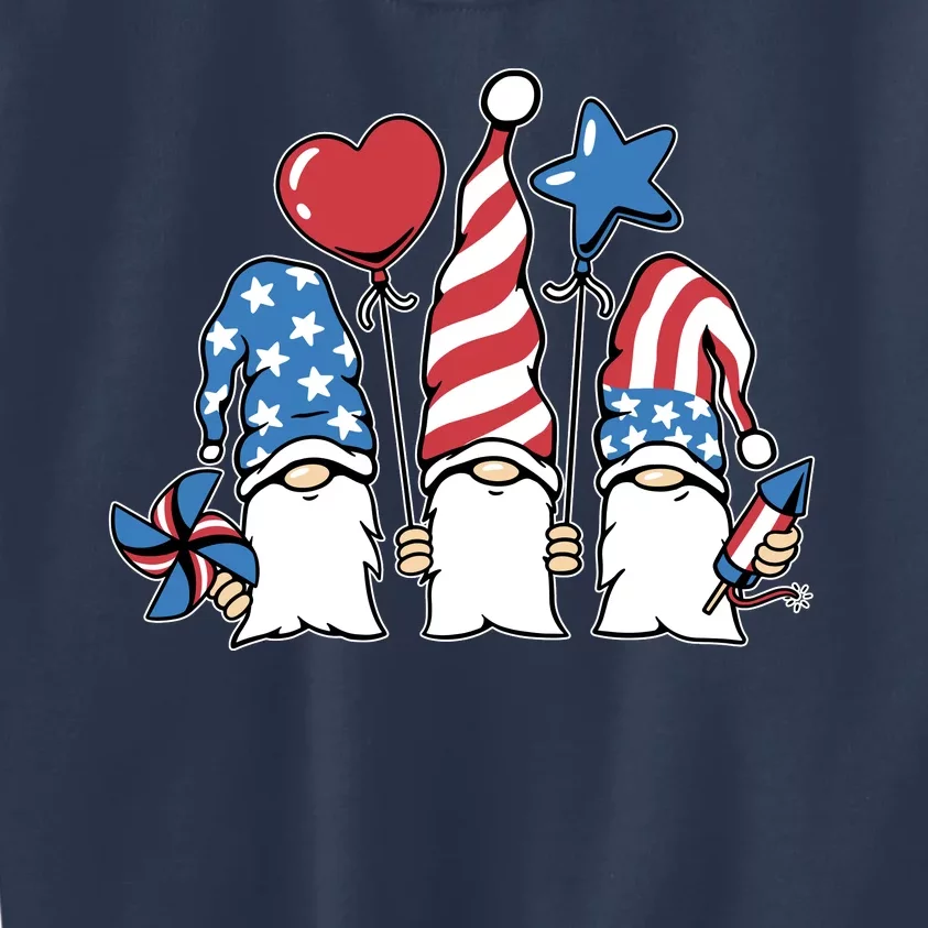 Independence Day Gnome Kids Sweatshirt