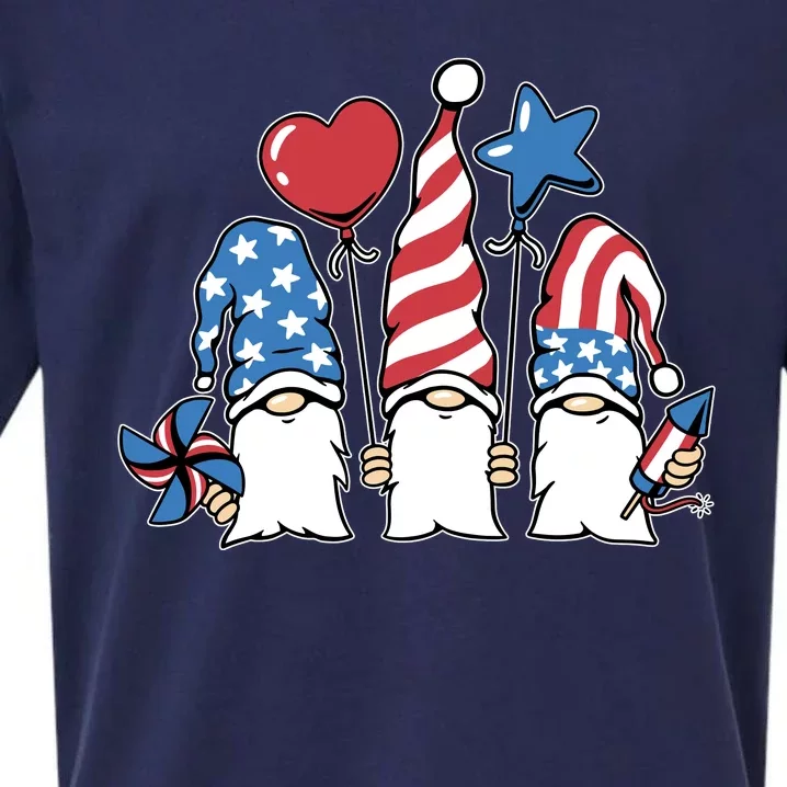 Independence Day Gnome Sueded Cloud Jersey T-Shirt