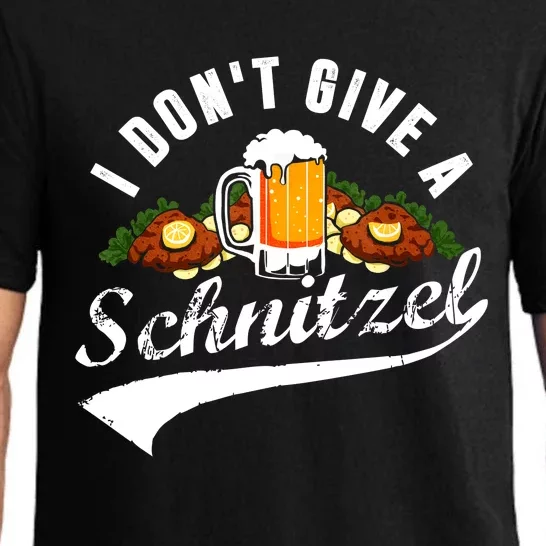 I Dont Give A Schnitzel Oktoberfest Beer Festival Pajama Set