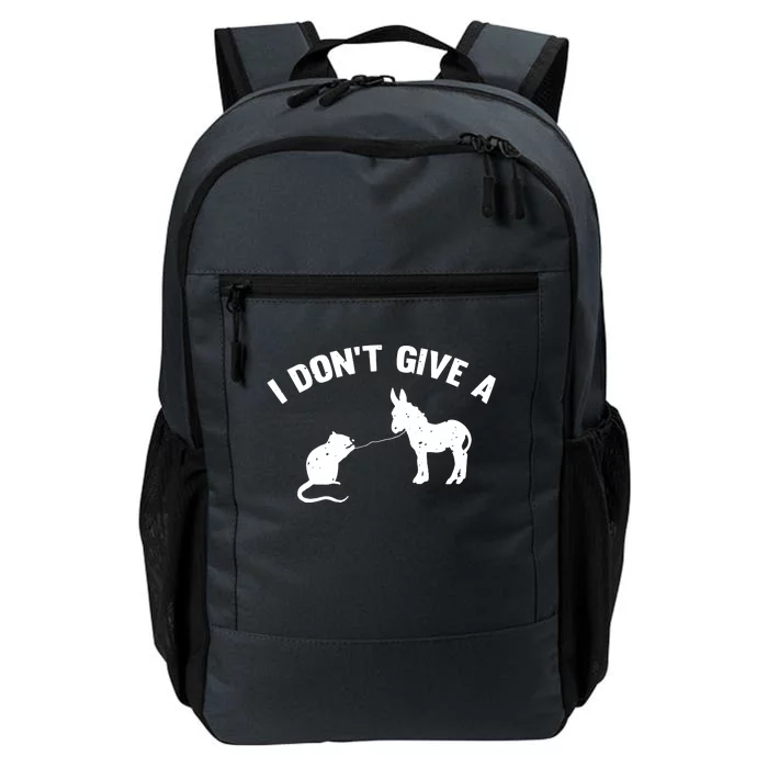 I Dont Give A Rats Ass Distressed Daily Commute Backpack