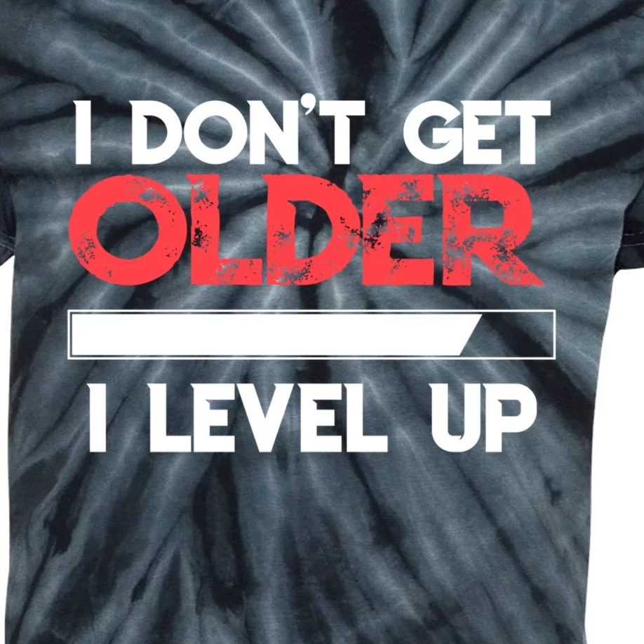 I Dont Get Older I Level Up SNES Controller Gift Kids Tie-Dye T-Shirt