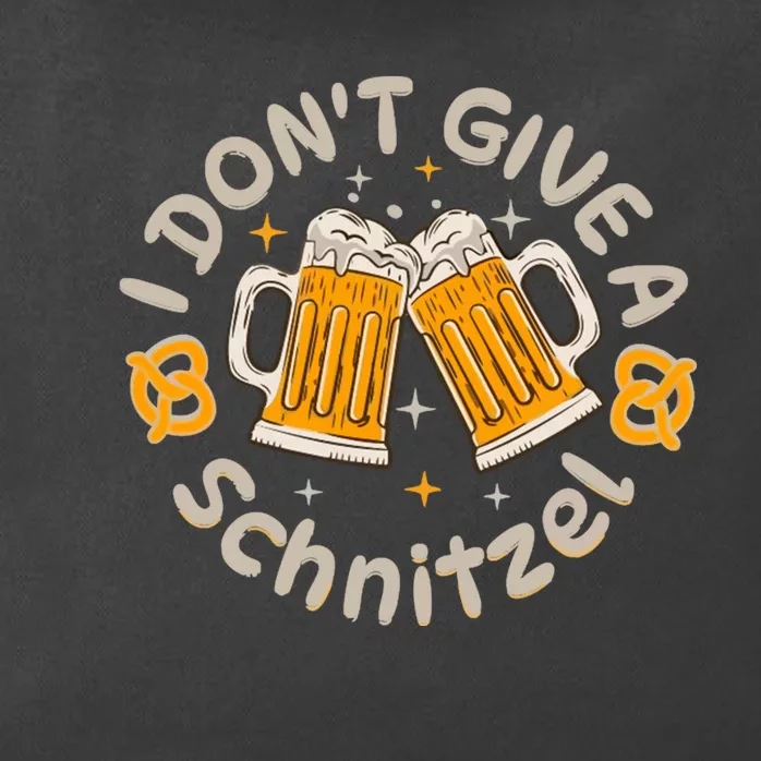 I Dont Give A Schnitzel Zip Tote Bag