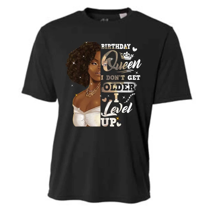 I Dont Get Older I Level Up African American Birthday Cute Gift Cooling Performance Crew T-Shirt