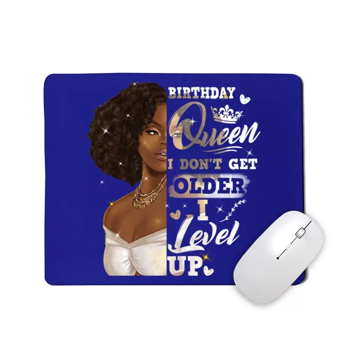 I Dont Get Older I Level Up African American Birthday Cute Gift Mousepad