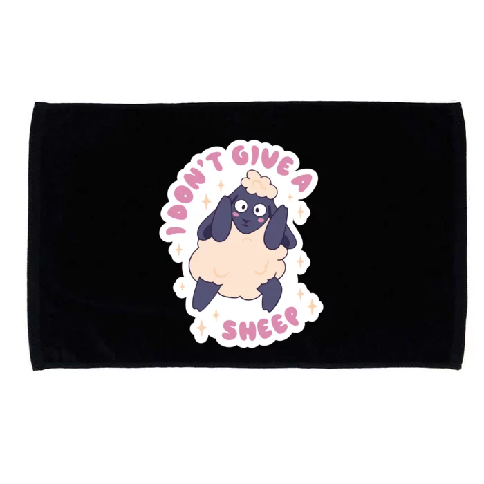 I Don't Give A Sheep Funny Microfiber Hand Towel