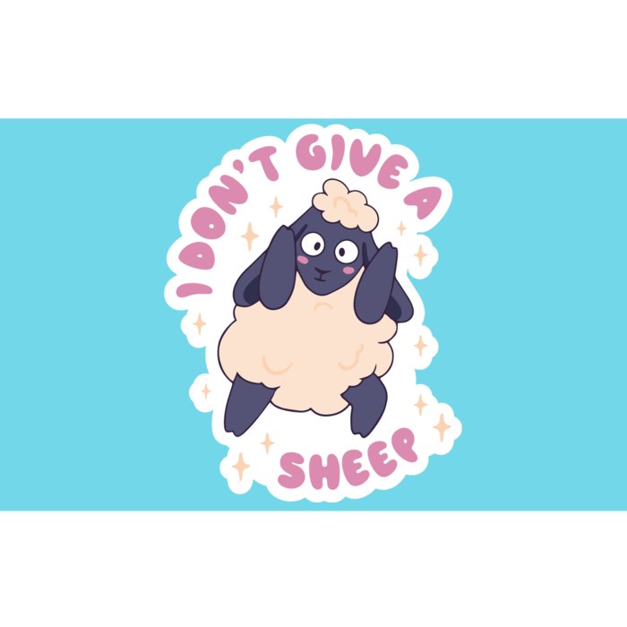 I Don't Give A Sheep Funny Bumper Sticker