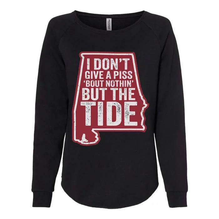 I DonT Give A Piss About Nothing But The Tide Womens California Wash Sweatshirt