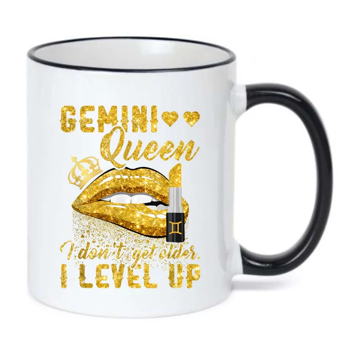 I Dont Get Older I Level Up Gemini Black Color Changing Mug