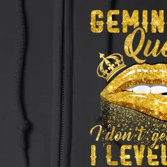 I Dont Get Older I Level Up Gemini Full Zip Hoodie