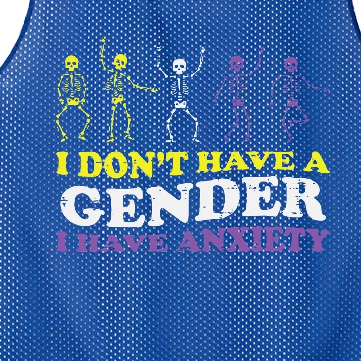 I Dont Have Gender Enby Pride Flag Lgbtq Mesh Reversible Basketball Jersey Tank