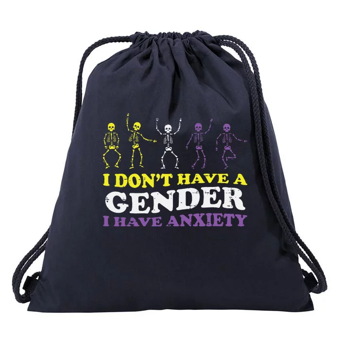 I Dont Have Gender Enby Pride Flag Lgbtq Drawstring Bag