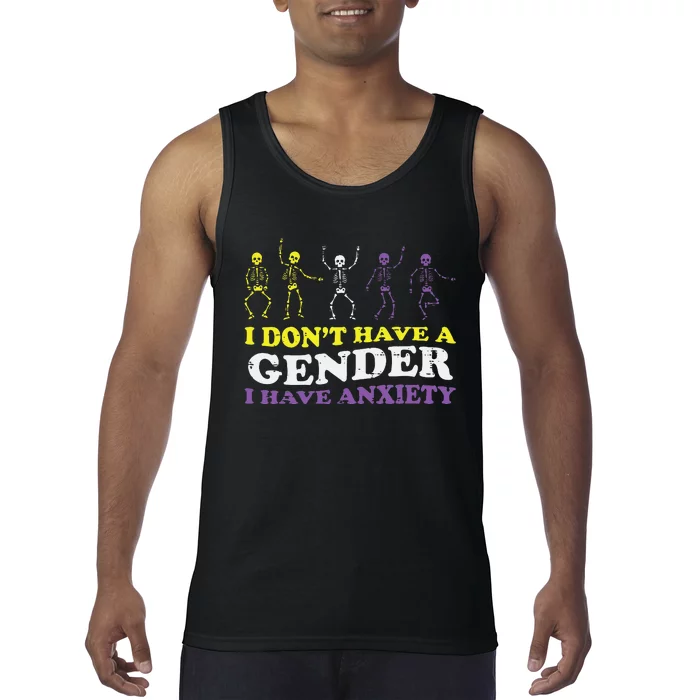 I Dont Have Gender Enby Pride Flag Lgbtq Tank Top