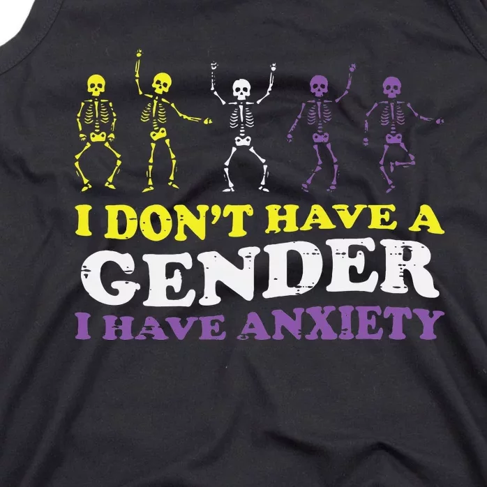 I Dont Have Gender Enby Pride Flag Lgbtq Tank Top