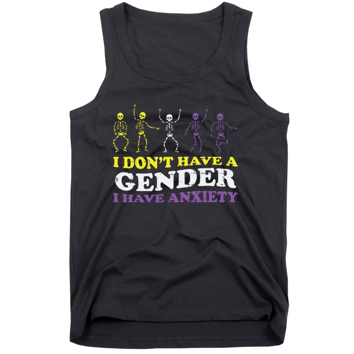 I Dont Have Gender Enby Pride Flag Lgbtq Tank Top