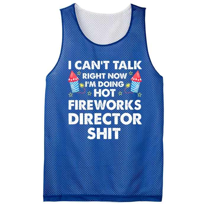 Im Doing Hot Fireworks Director Firework Director Gift Mesh Reversible Basketball Jersey Tank