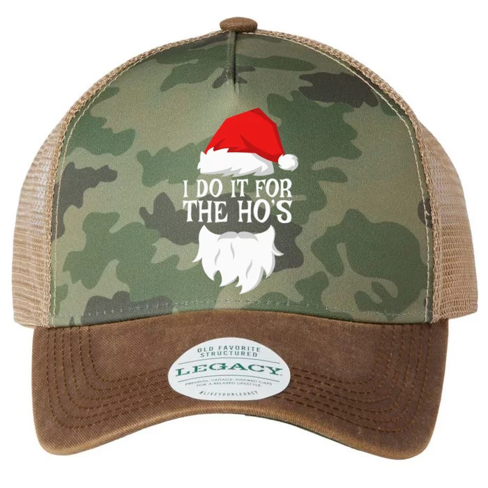 I Do It For The HoS Santa Christmas Legacy Tie Dye Trucker Hat