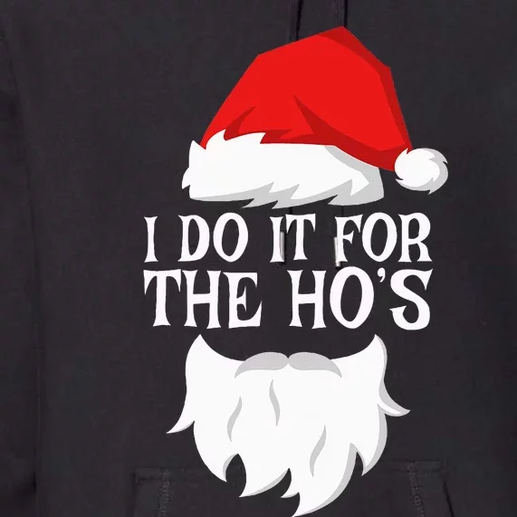 I Do It For The HoS Santa Christmas Premium Hoodie