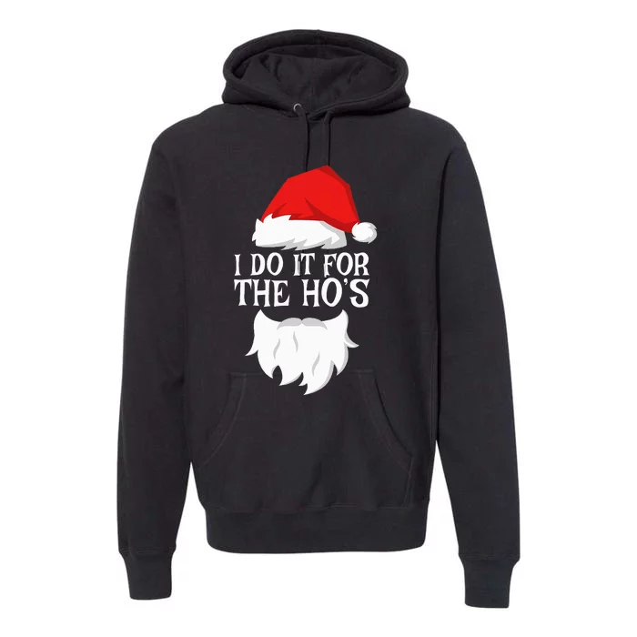 I Do It For The HoS Santa Christmas Premium Hoodie