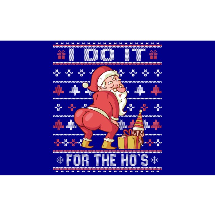 I Do It For The HoS Twerking Santa Rude Christmas Sweater Funny Gift Bumper Sticker