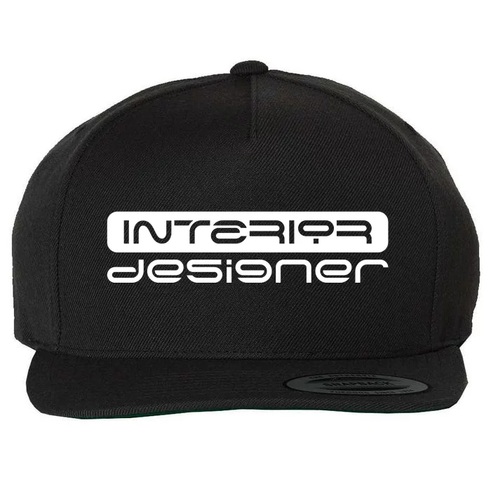 Interior Designer Interior Design Architecture Wool Snapback Cap