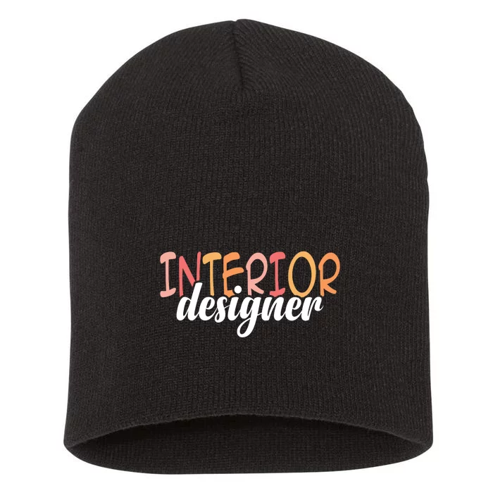 Interior Designer Interior Design Architecture Short Acrylic Beanie