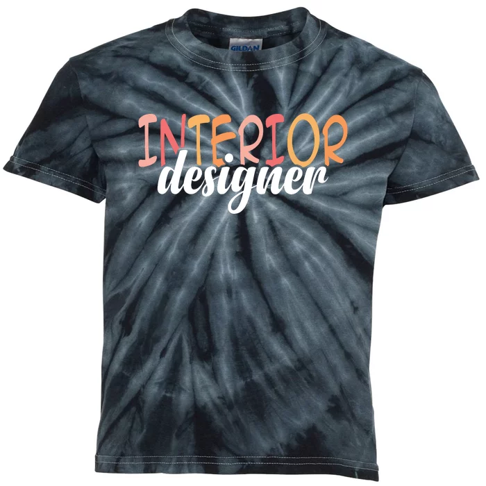 Interior Designer Interior Design Architecture Kids Tie-Dye T-Shirt