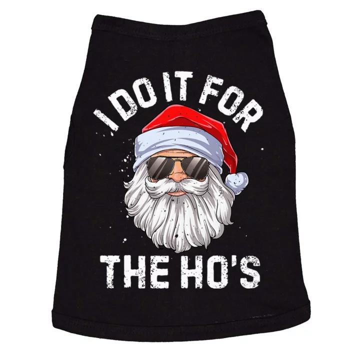 I Do It For The HoS Funny Inappropriate Christmas Santa Doggie Tank