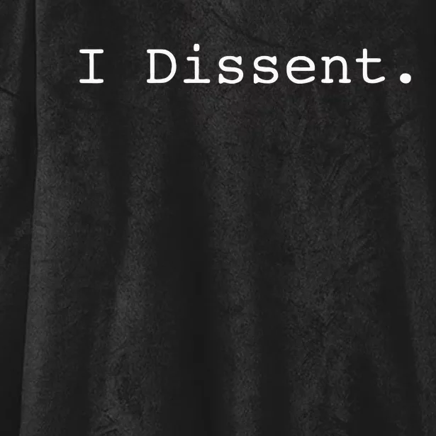 I Dissent Hooded Wearable Blanket