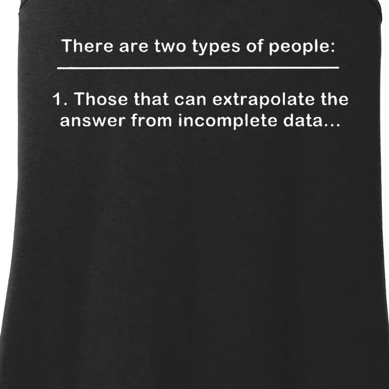 Incomplete Data Ladies Essential Tank