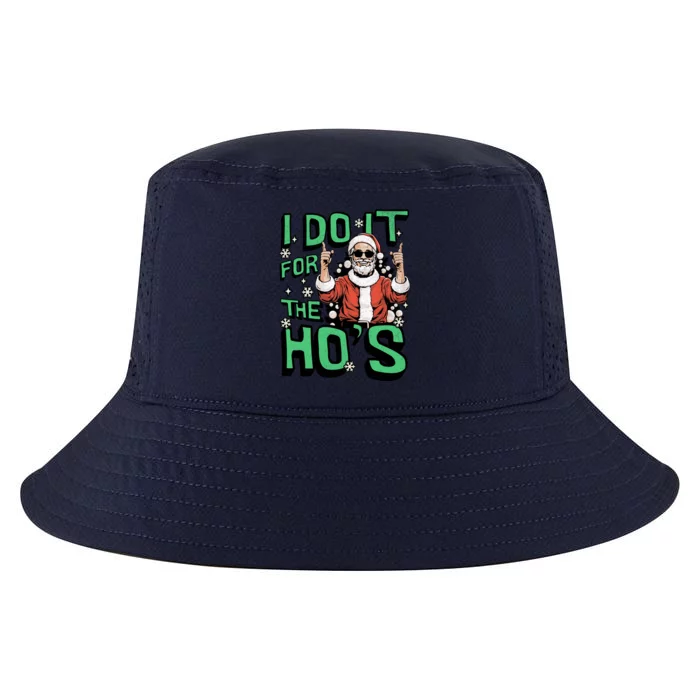 I Do It For The HoS Funny Christmas Santa Claus Cool Comfort Performance Bucket Hat