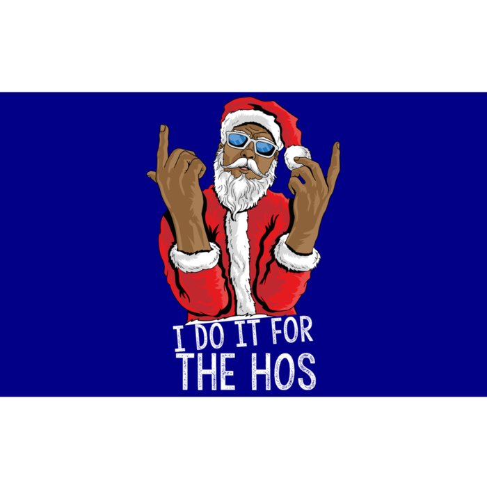 I Do It For The Hos American African Santa Gift Bumper Sticker