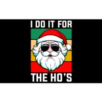 I Do It For The Hos Santa Claus Shades Funny Christmas Bumper Sticker