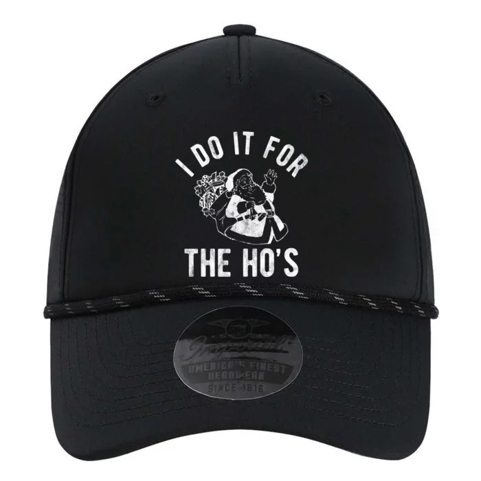 I Do It For The Hos Funny Santa Claus Christmas Holiday Performance The Dyno Cap