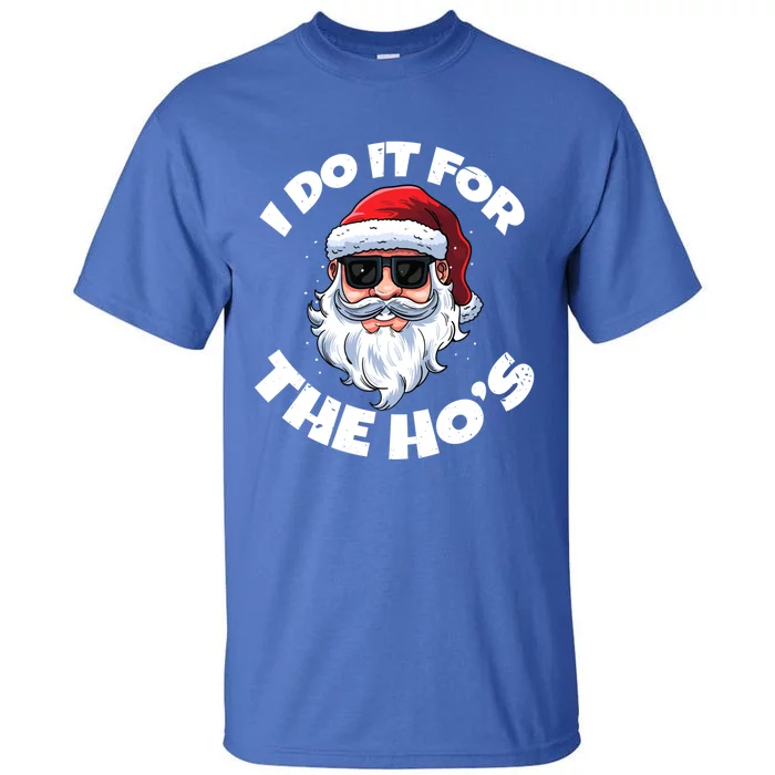 I Do It For The HoS Inappropriate Christmas Santa Claus Gift Tall T-Shirt