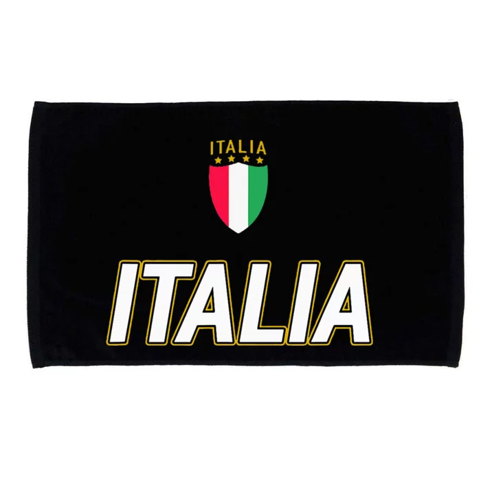 Italia Design Italian Soccer Jersey Style Italy Pride Microfiber Hand Towel