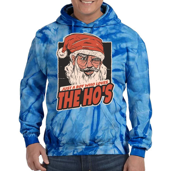 I Do It For The Hos Just A Who Loves The HoS Cute Gift Tie Dye Hoodie