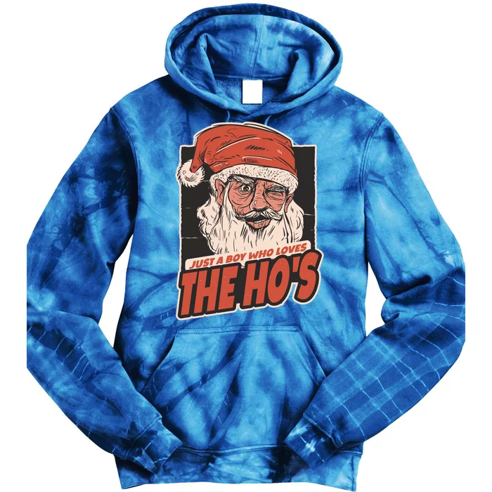 I Do It For The Hos Just A Who Loves The HoS Cute Gift Tie Dye Hoodie