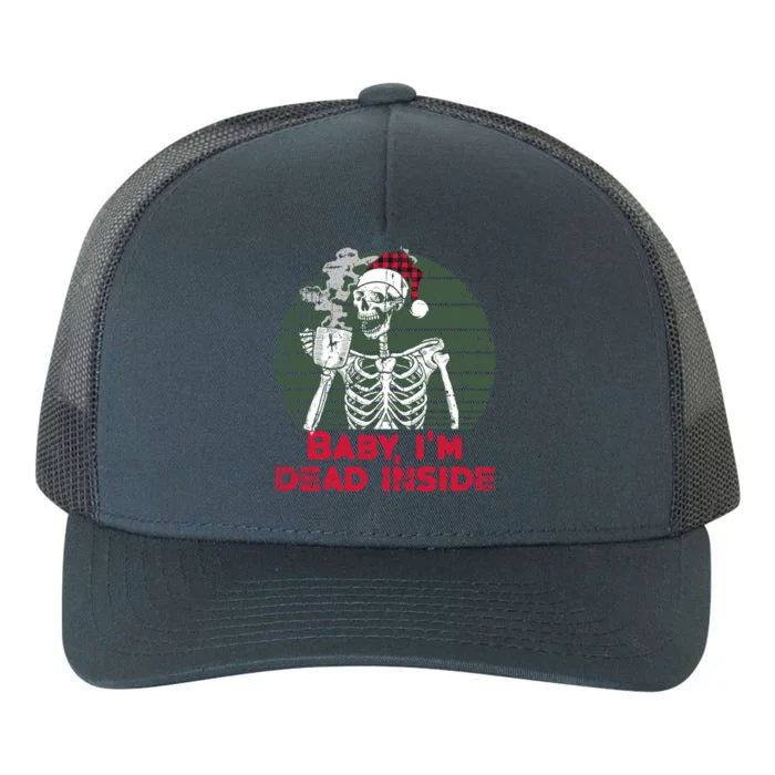 Im Dead Inside Skeleton Ing Cold Black Coffee Cute Gift Yupoong Adult 5-Panel Trucker Hat