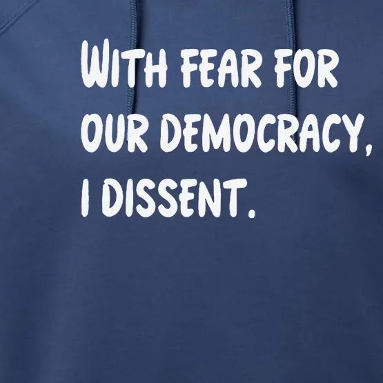 I Dissent Performance Fleece Hoodie