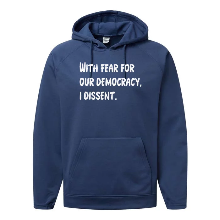 I Dissent Performance Fleece Hoodie